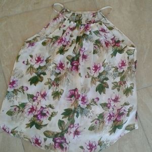 Silk spaghetti strap floral JOIE top.